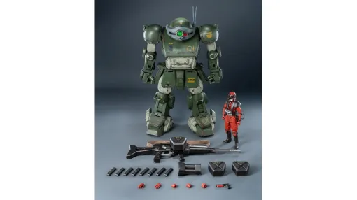 『装甲騎兵ボトムズ』より「1/12 スコープドッグ Ver.1.5」フィギュアがグッドスマイルカンパニーにて予約開始。全高約33cmで精密な塗装が施され、約100カ所の可動ポイントを備えたフル可動モデル