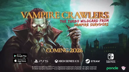 『ヴァンサバ』新作 デッキ構築ローグライト『Vampire Crawlers: The Turbo Wildcard from Vampire Survivors』が発表、2026年発売予定