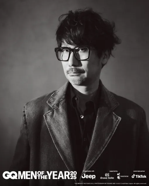 小島秀夫監督が「GQ MEN OF THE YEAR 2025」ベスト・クリエイター賞を受賞。『デス・ストランディング』において、ゲームの枠組みを超えた革新的なエンターテインメントの創造が高く評価。その年に圧倒的な活躍を見せた人々を讃えるアワード