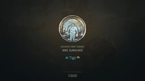 『Escape from Tarkov』“初の脱出者”が現れる。ストリーマーTigz氏が約150時間の配信を経て、誰も見たことのなかったエンディング画面に到達。開発スタジオのニキータ氏も「He did it!」と反応 『Escape from Tarkov』“初の脱出者”が現れる。ストリーマーTigz氏が約150時間の配信を経て、誰も見たことのなかったエンディング画面に到達。開発スタジオのニキータ氏も「He did it!」と反応