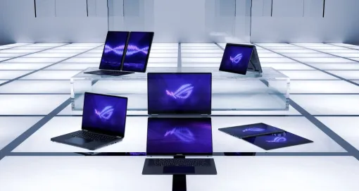 ASUSがROGブランドの新製品を多数発表。薄型軽量ながら高いパフォーマンスを発揮するデュアルディスプレイのゲーミングノートPCや、コジマプロダクションとコラボしたゲーミングノートPC、ヘッドセットなどの製品情報が公開