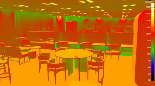 PERCH長尾の知っ得！デザインビズ必読ポイント！ 第56回：3DCGツールで光学シミュレーション 〜輝度／照度を割り出して、開発や建築に役立てる〜