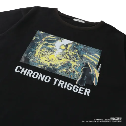 「クロノ・トリガー」のデザインTシャツがスクエニより発売決定！鳥山明氏の原画をあしらった一着