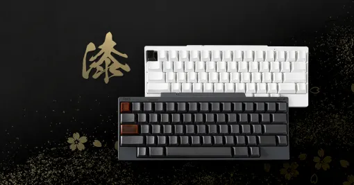 “輪島塗”を施した「漆塗キートップ」がキーボードのHHKB用に登場。「Escキー」「Controlキー」が税込2万2000円から。金粉を加えたこだわりの精製漆を用い、深みのある色合いと上品な質感を実現