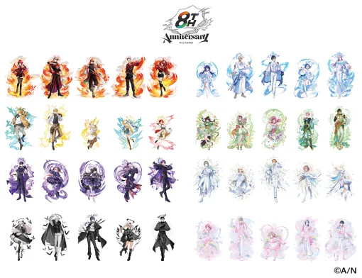 「にじさんじ 8th Anniversary フェア in animate」がアニメイトにて2月7日から開催「にじさんじ」8周年撮りおろしビジュアルを使用したポストカードを配布