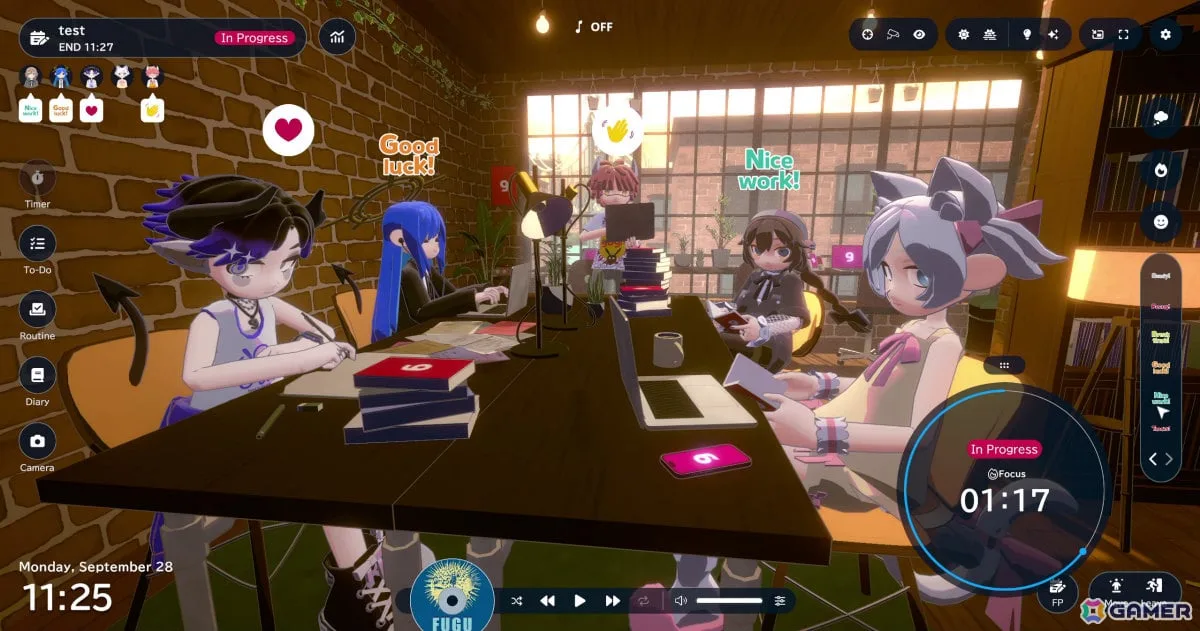 「gogh」Steam版の大型無料アップデートv4.0.0が配信！みんなで集中するマルチルーム「Focus Party」やアバターアイテムをデザインできる機能が実装
