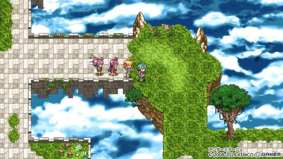 浮遊大陸から未知なる地上世界へ！ファンタジーRPG「アンダーミラージュ」のリメイク版が10月8日に配信