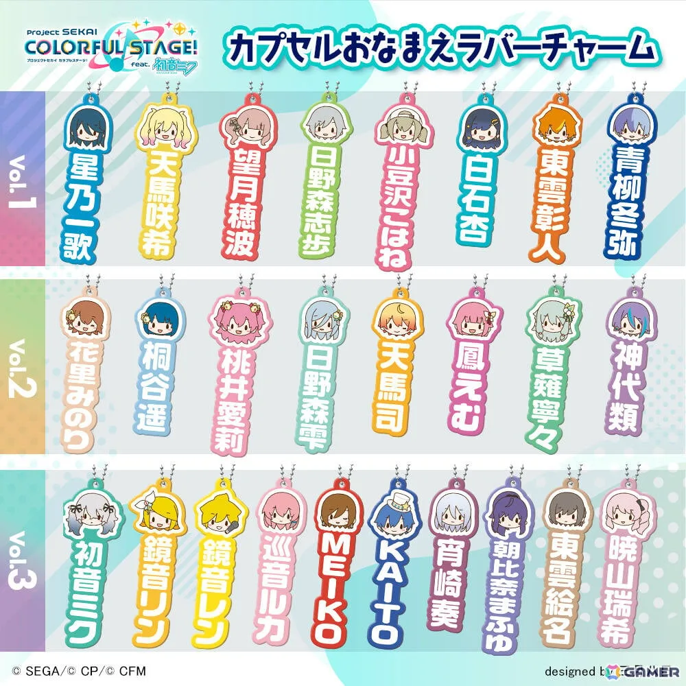 「プロセカ」カプセルトイ「ふわぷち カプセルおなまえラバーチャーム」が10月下旬より3カ月連続で発売! 「プロセカ」カプセルトイ「ふわぷち カプセルおなまえラバーチャーム」が10月下旬より3カ月連続で発売!