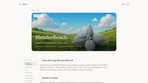 BlenderBench - AIはBlenderの実制作をどこまでこなせる?20種類のタスクでGPT-6 AstraとClaude Opus 5.5を比較! BlenderBench - AIはBlenderの実制作をどこまでこなせる?20種類のタスクでGPT-6 AstraとClaude Opus 5.5を比較!