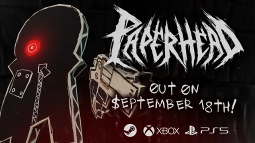 HypeTrain DigitalとPaperhead team、ボームシューターとアドベンチャーホラーを融合させたタイトル『PAPERHEAD』をSteamにて10月9日に発売 HypeTrain DigitalとPaperhead team、ボームシューターとアドベンチャーホラーを融合させたタイトル『PAPERHEAD』をSteamにて10月9日に発売