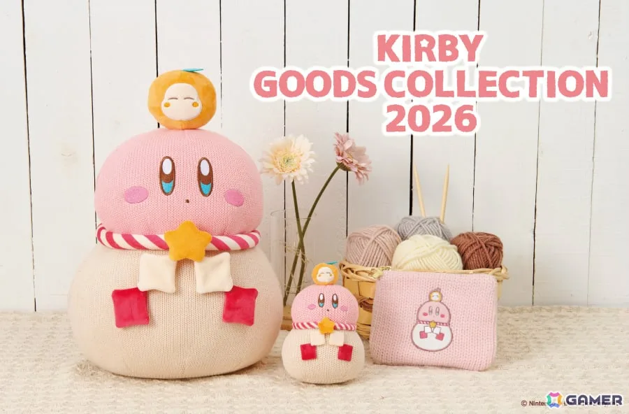 「カービィグッズコレクション 2026」の販売が郵便局で開始!鏡餅を吸い込んだカービィのクッションやマスコット、ポーチがラインナップ 「カービィグッズコレクション 2026」の販売が郵便局で開始!鏡餅を吸い込んだカービィのクッションやマスコット、ポーチがラインナップ