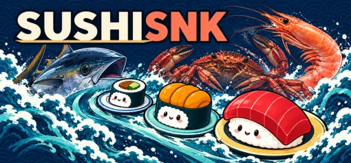 個人開発のカリヤ・ズッキーニ、寿司の隊列で巨大海鮮に挑む『SUSHISNK』発表 タコ、マグロ、クジラにに寿司が立ち向かう 個人開発のカリヤ・ズッキーニ、寿司の隊列で巨大海鮮に挑む『SUSHISNK』発表 タコ、マグロ、クジラにに寿司が立ち向かう