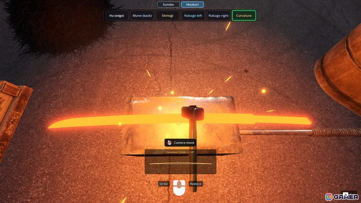 自らの手で刀を作り上げるハードコア刀鍛冶シム「刀鍛冶 / Japanese Swordsmith」の体験版が10月9日よりSteamで配信！土置きから研ぎまで作刀工程の一部を体験可能