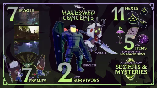 ローグライクTPS『Risk of Rain 2』新DLC配信初日から最大同接4万4000人突破のにぎわい。DLC「Hallowed Concepts」のレビューは「非常に好評」スタート ローグライクTPS『Risk of Rain 2』新DLC配信初日から最大同接4万4000人突破のにぎわい。DLC「Hallowed Concepts」のレビューは「非常に好評」スタート