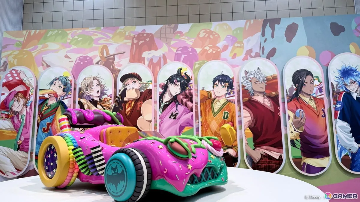 「ディズニー ツイステッドワンダーランド」リリアのカートが渋谷に登場！「シュガー・レース」開催記念の大型広告を展開