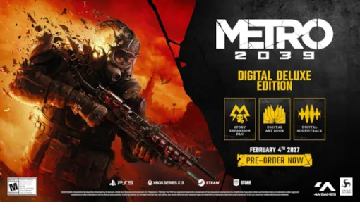 シリーズ最新作『メトロ2039(METRO 2039)』ストーリー拡張DLCの展開発表&予約受付開始―最新映像公開 シリーズ最新作『メトロ2039(METRO 2039)』ストーリー拡張DLCの展開発表&予約受付開始―最新映像公開