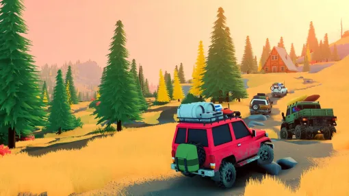 『over the hill』オフロード車で大自然を旅する最大4人協力プレイ対応のドライビングゲーム。気の向くままに美しい景色を走り抜ける【本日発売】 『over the hill』オフロード車で大自然を旅する最大4人協力プレイ対応のドライビングゲーム。気の向くままに美しい景色を走り抜ける【本日発売】