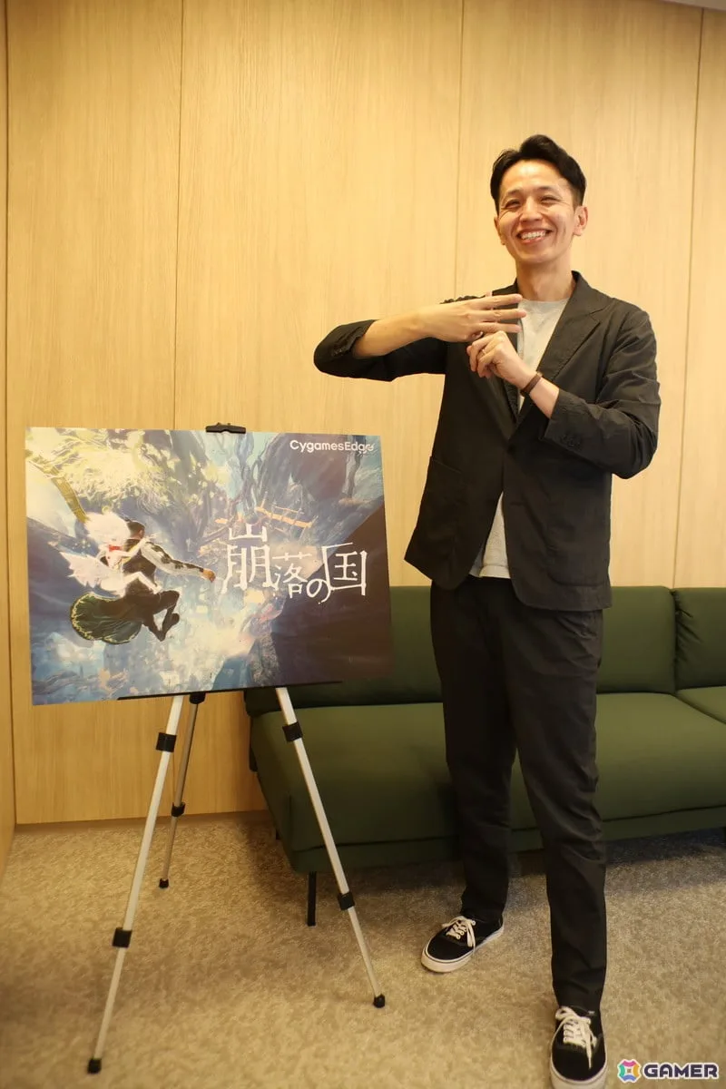 「CygamesEdge」ブランドプロデューサー・濱田修一郎氏にインタビュー！第1弾作品の高所からひたすら降下していく異色の3Dアクション「崩落の国」のレビューも【OIGS2026】