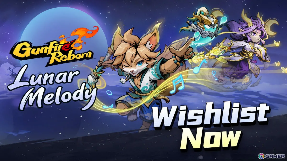「Gunfire Reborn」DLC「月海弦音」が発表！ビートに乗って敵を思うままに刈り取る“浪謡”、星の光と月華を操る“朧”が新ヒーローとして参戦