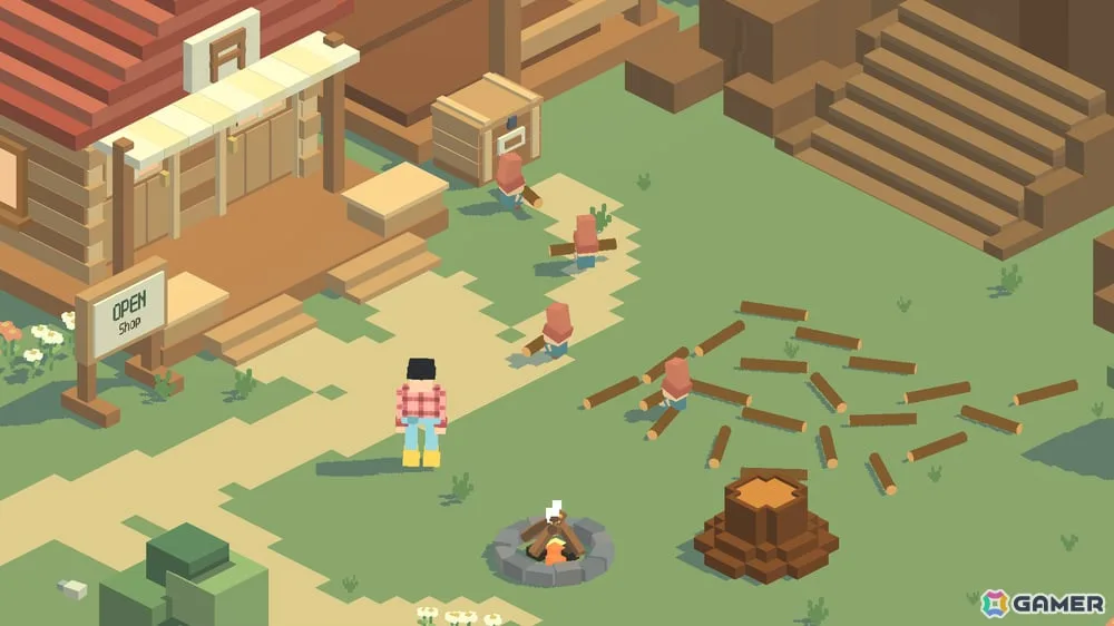 巨大な木を切って森の拠点を育てていく放置系インクリメンタルゲーム「The Woodman」が発売！