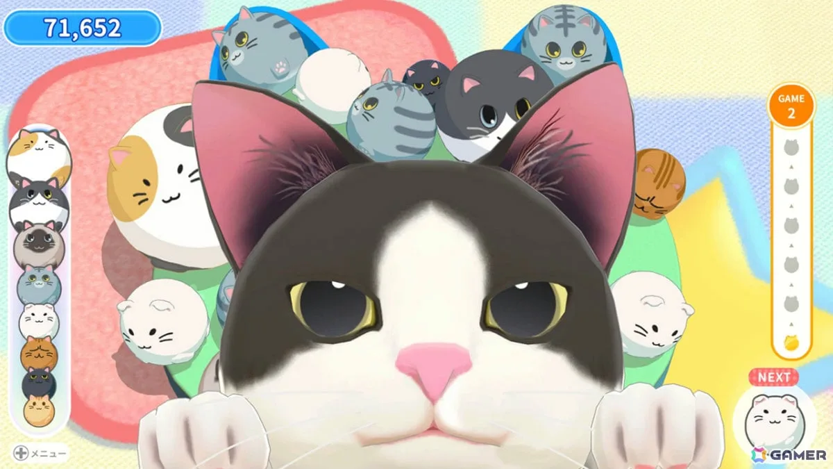 かわいい“にゃん球”を転がして遊ぶ物理パズルゲーム「にゃんにゃん にゃん球」が11月5日に配信！