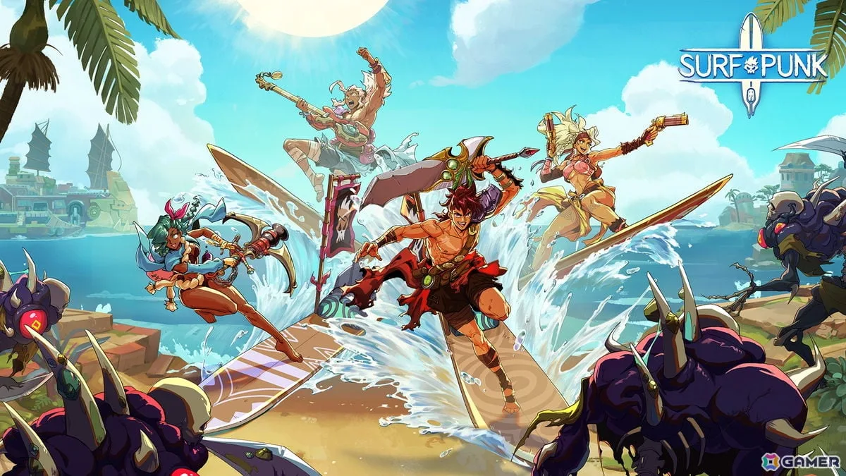 最大4人協力プレイ対応のサーフ＆スラッシュアクションRPG「Surfpunk」の体験版が配信！Steam Nextフェスにも出展中