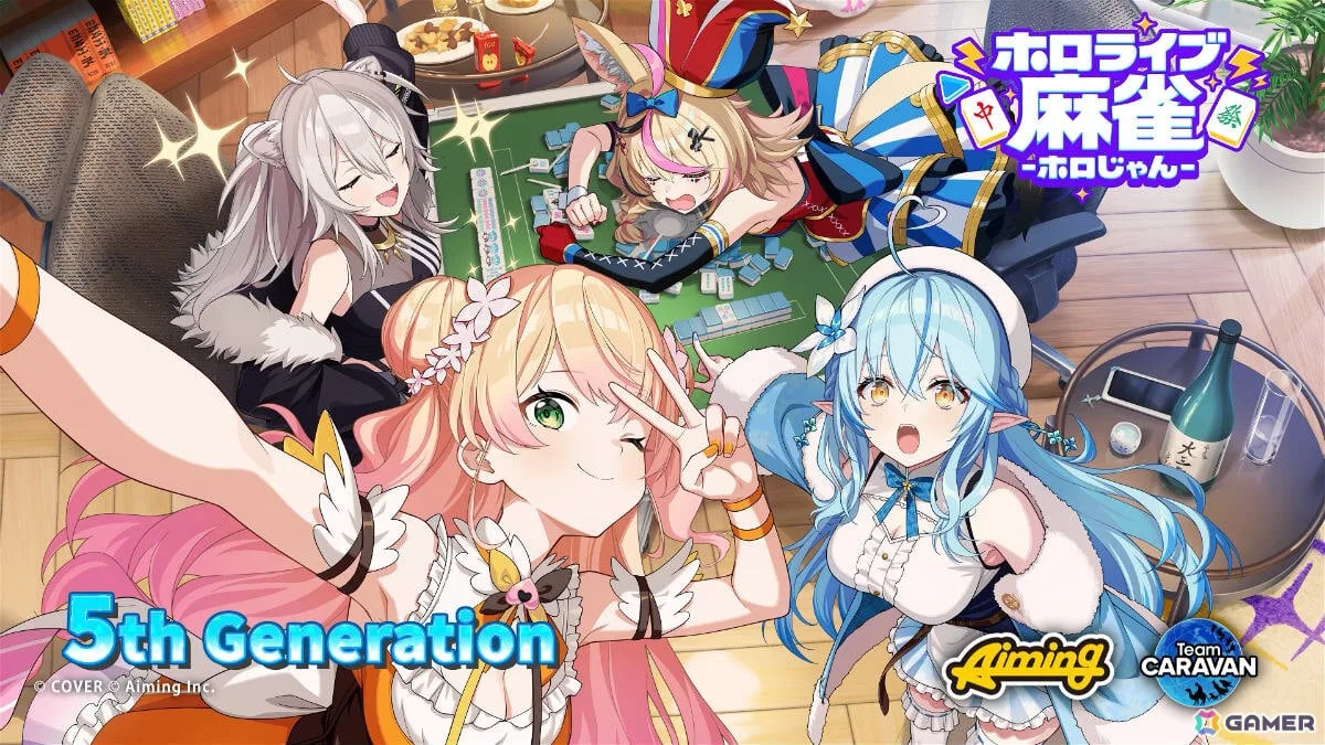 「ホロライブ麻雀 -ホロじゃん-」事前登録者数が20万人を達成！5期生の期生・ユニットPVも公開