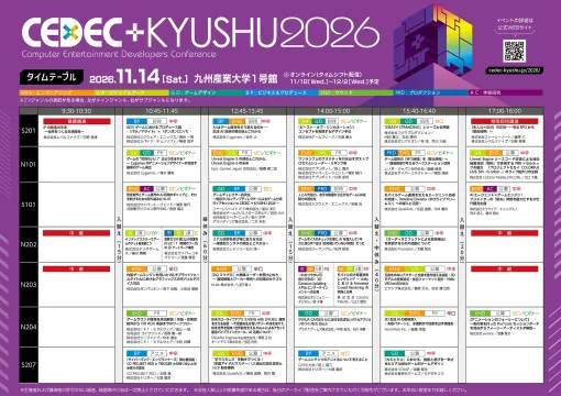 「CEDEC+KYUSHU 2026」，全35セッションとタイムテーブルが公開に。基調講演はレベルファイブ代表取締役社長／CEOの日野晃博氏が務める