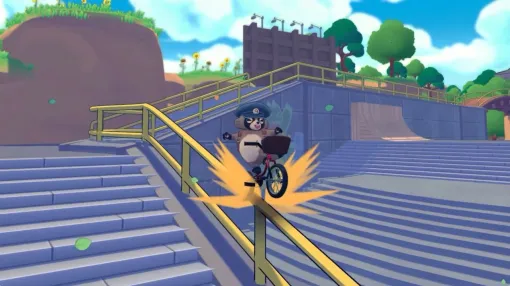 タヌキのポンがBMXでトリック決めつつ郵便配達『TANUKI: Pon’s Summer - タヌキ：ポンの夏』が11月10日に配信決定。【インディーワールド】