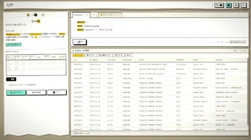 SQLを学びつつ事件の謎を解いていくプログラミング系の推理ADV『Ghost in the SQL Data』Steam配信開始!事件の矛盾を見つけろ SQLを学びつつ事件の謎を解いていくプログラミング系の推理ADV『Ghost in the SQL Data』Steam配信開始!事件の矛盾を見つけろ