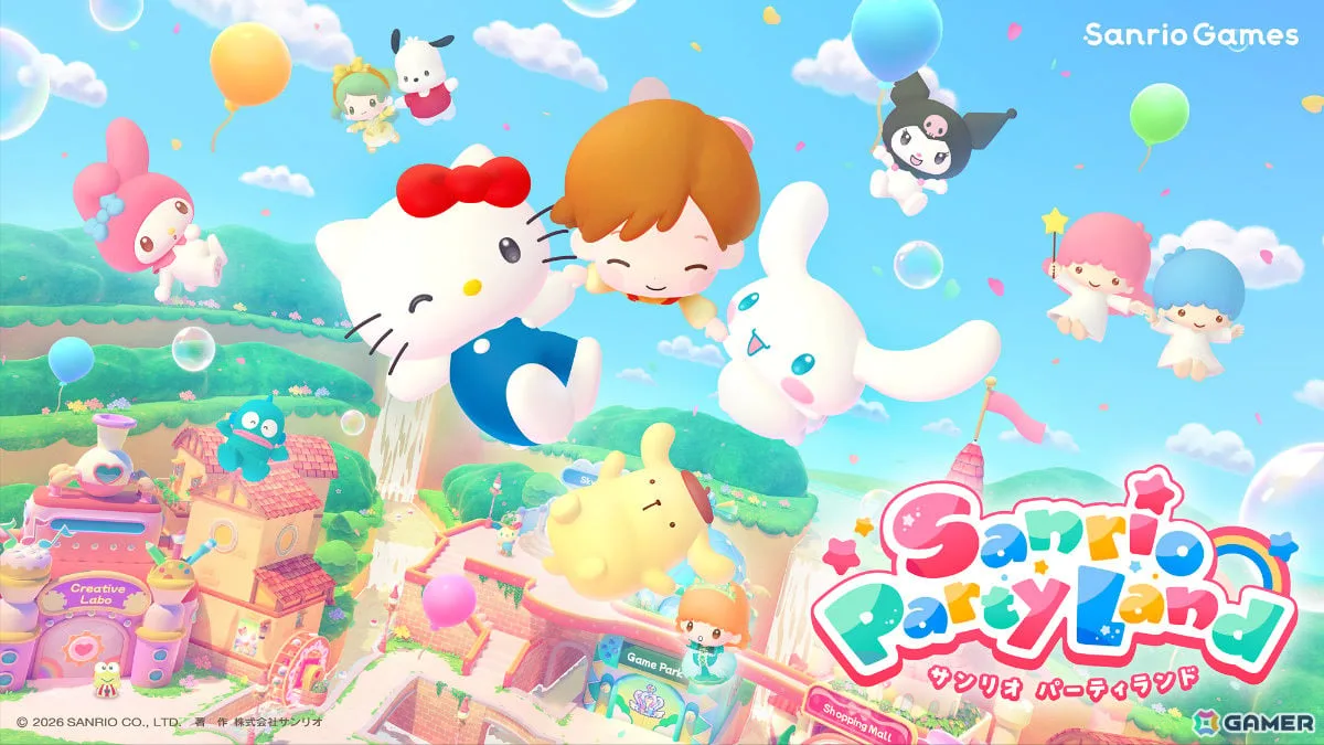 Sanrio Gamesの第1作目となるパーティゲーム「サンリオ パーティランド」が発売!甚兵衛風衣装を着たマイメロディ、ハンギョドン、チョコキャットも配信 Sanrio Gamesの第1作目となるパーティゲーム「サンリオ パーティランド」が発売!甚兵衛風衣装を着たマイメロディ、ハンギョドン、チョコキャットも配信